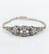 Bracelet Art déco en or blanc, platine, diamants et saphirs 58 Facettes A07544