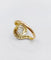 54.5 Bague tourbillon en or 18k, platine et diamants 58 Facettes A07547