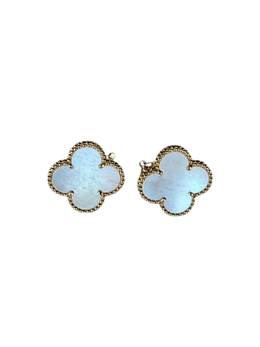 Van Cleef & Arpels Magic Alhambra - Boucles d'oreilles en or jaune et nacre