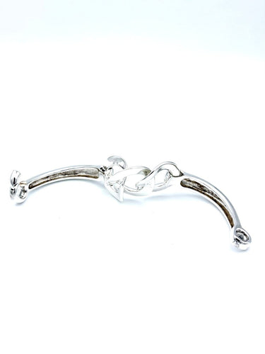Bracelet Hermès 3 Anneaux - Bracelet vintage en argent 925 58 Facettes HERMES BRA