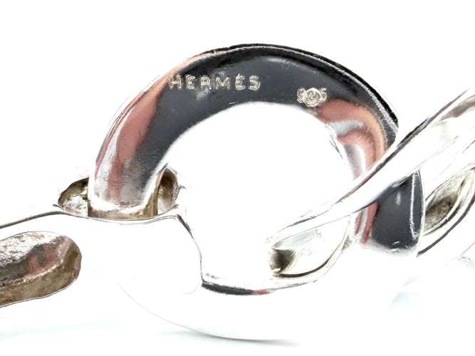 Bracelet Hermès 3 Anneaux - Bracelet vintage en argent 925 58 Facettes HERMES BRA