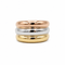 53 Bague bandeau en trois ors 58 Facettes 1.0003313/1