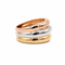 53 Bague bandeau en trois ors 58 Facettes 1.0003313/1