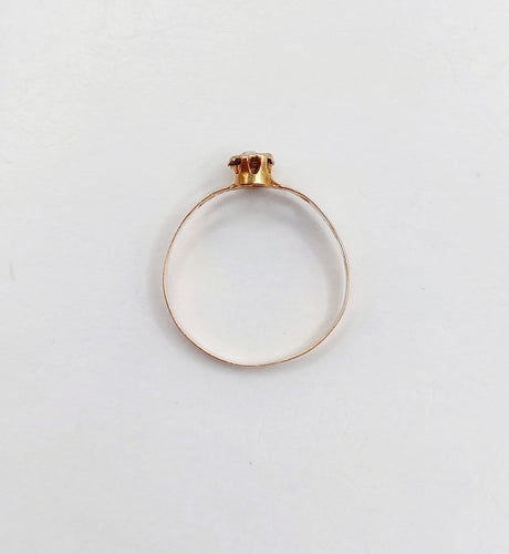 50 Bague toi et moi antique en or rose 18k et perles 58 Facettes A07561
