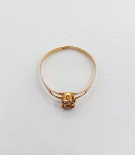 50 Bague toi et moi antique en or rose 18k et perles 58 Facettes A07561