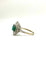 58 Bague en or blanc 14K, diamants et émeraudes 58 Facettes SKU BO/260066