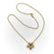 Collier Collier pendentif fleur en or jaune et blanc 18K, diamants 58 Facettes 11156