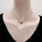Collier Collier pendentif fleur en or jaune et blanc 18K, diamants 58 Facettes 11156