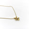 Collier Collier pendentif fleur en or jaune et blanc 18K, diamants 58 Facettes 11156