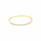 Bracelet Bracelet jonc en or jaune et diamants 58 Facettes 35815