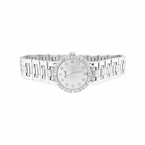 Montre Piaget Dancer - Montre en or blanc et diamants 58 Facettes 35745