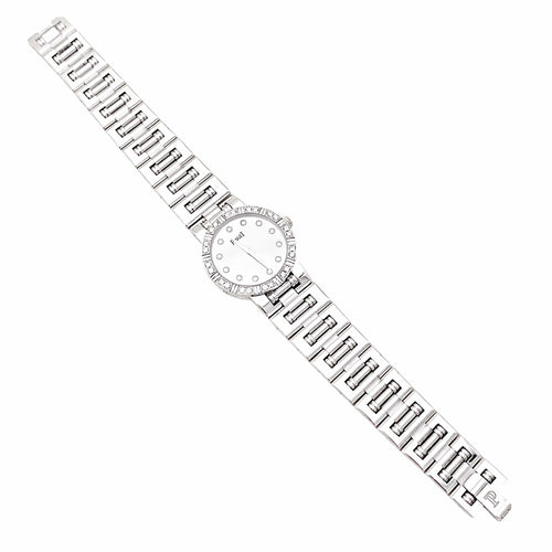 Montre Piaget Dancer - Montre en or blanc et diamants 58 Facettes 35745