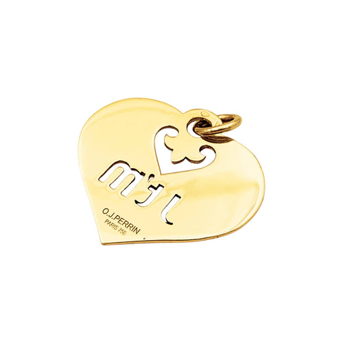 Pendentif O.J.Perrin Cœur Légendes - Pendentif en or jaune 58 Facettes 35814