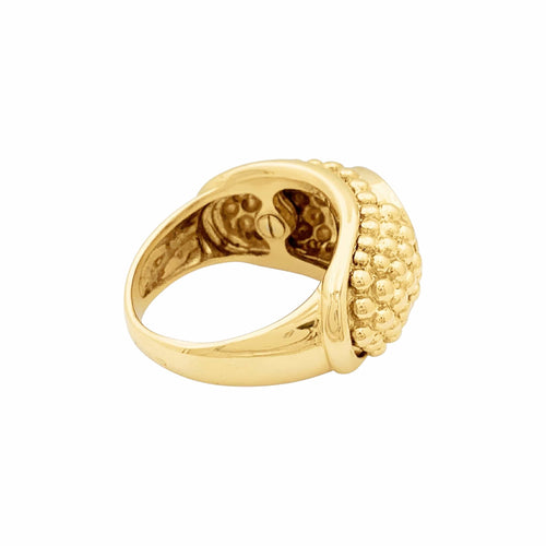 Bague 56 Hérail Babul Work - Bague en or jaune et tourmaline rose 58 Facettes 35834