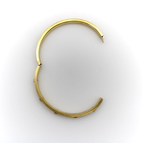 Bracelet Bracelet victorien à motif grec en or 14K et saphirs 58 Facettes 11158