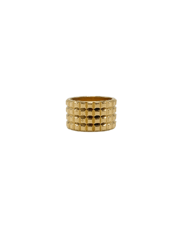 52 Boucheron Clou de Paris - Bague en or jaune 18 carats 58 Facettes SKU BOP/260043