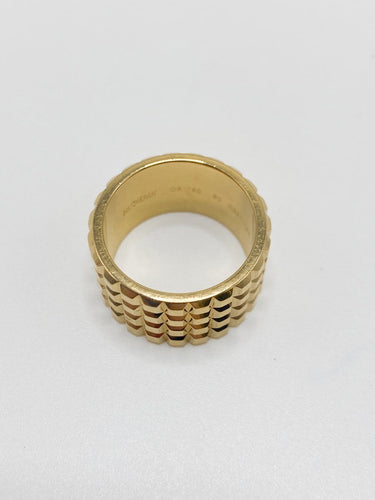 52 Boucheron Clou de Paris - Bague en or jaune 18 carats 58 Facettes SKU BOP/260043