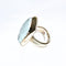 50 Pomellato - Bague en or blanc et aigue-marine 58 Facettes CA-POM-RI-AM-WG