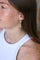 Boucles d'oreilles anciennes en or jaune et pierres de lune 58 Facettes