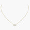 Collier Messika Move Uno Pavé - Collier en or jaune et diamants 58 Facettes Msk