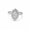 59 Bague en or blanc et diamants 58 Facettes 1.0000692/1