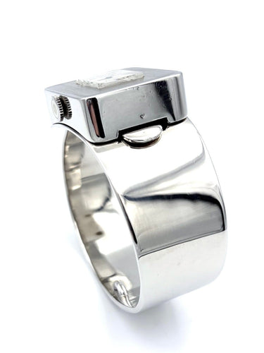 Montre Hermès - Montre vintage en argent à mouvement mécanique 58 Facettes HERMES MON