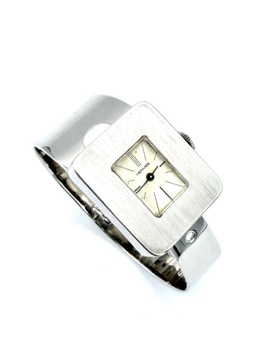 Montre Hermès - Montre vintage en argent à mouvement mécanique 58 Facettes HERMES MON
