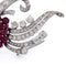 Broche Broche vintage - Broche en or blanc avec rubis et diamants 58 Facettes SP 82 '(00549)