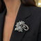 Broche Broche vintage en platine et diamants 58 Facettes SP83 '(00769)