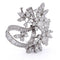 Broche vintage en platine et diamants 58 Facettes SP83 '(00769)