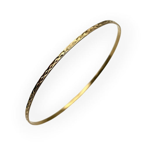 Jonc - Bracelet ciselé en or jaune 750 58 Facettes 149068643