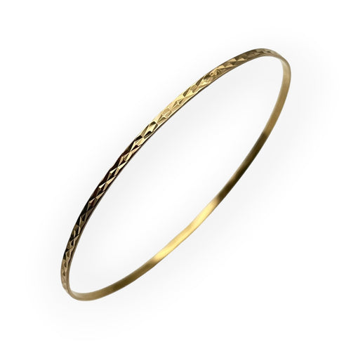 Bracelet Bracelet jonc ciselé en or jaune 750 58 Facettes 149068643