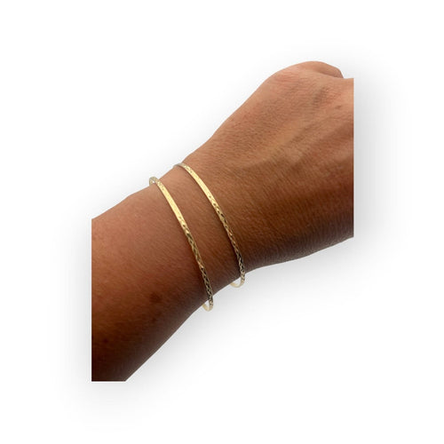 Jonc - Bracelet ciselé en or jaune 750 58 Facettes 149068643