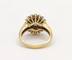 Bague 53.5 Bague pompadour en or jaune, saphir et diamants 58 Facettes 241