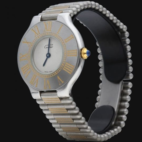Cartier Must 21 - Montre en or jaune et acier 58 Facettes MT47582