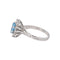 53 Bague Pompadour en or blanc, aigue-marine et diamants 58 Facettes 5763608CN