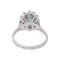 53 Bague Pompadour en or blanc, aigue-marine et diamants 58 Facettes 5763608CN