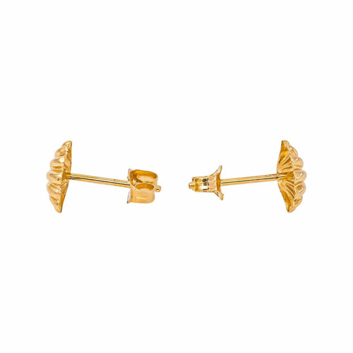 Boucles d'oreilles puces en or jaune 58 Facettes 5736188CN