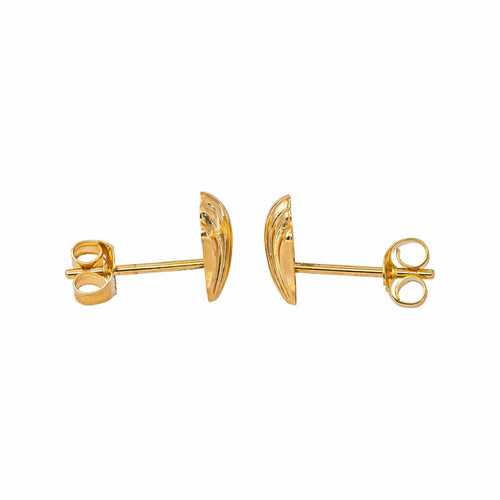Boucles d'oreilles puces en or jaune 58 Facettes 5736188CN