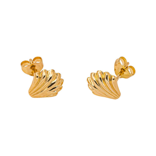Boucles d'oreilles puces en or jaune 58 Facettes 5736188CN