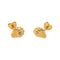 Boucles d'oreilles puces en or jaune 58 Facettes 5736188CN