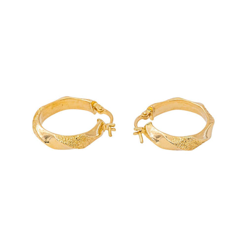 Boucles d'oreilles créoles en or jaune 58 Facettes 5745729CN