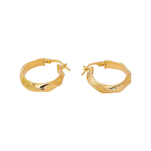 Boucles d'oreilles créoles en or jaune 58 Facettes 5745729CN