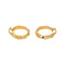 Boucles d'oreilles créoles en or jaune 58 Facettes 5745729CN
