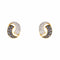 Boucles d'oreilles dormeuses en or jaune, saphirs et diamants 58 Facettes 5713879CN
