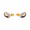 Boucles d'oreilles dormeuses en or jaune, saphirs et diamants 58 Facettes 5713879CN