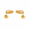 Boucles d'oreilles dormeuses en or jaune, saphirs et diamants 58 Facettes 5713879CN