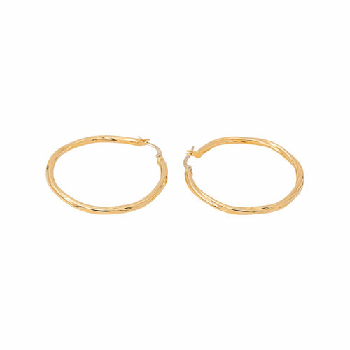 Créoles - Boucles d'oreilles en or jaune 58 Facettes 5713272CN