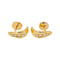 Boucles d'oreilles dormeuses en or jaune et diamants 58 Facettes 5779684CN