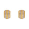 Boucles d'oreilles dormeuses en or jaune et blanc 58 Facettes 5840606CN